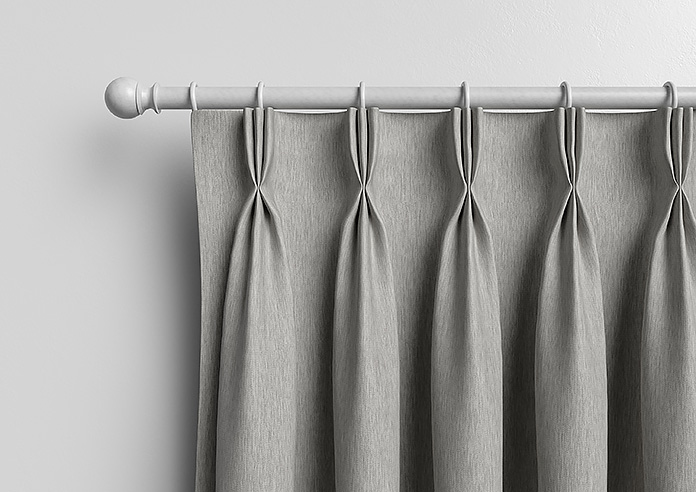 Genoa Faux Silk (Blackout), Silver Shimmer - Made to Measure Curtains - Image 12